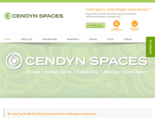 Tablet Screenshot of cendynspaces.com